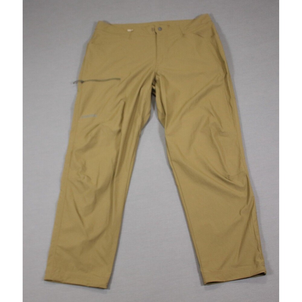 Patagonia Netplus Men Outdoor Everyday Hiking Casual Khaki Pants Stretch 38 X 33